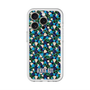 スリムプロテクションプレミアムケース with MagSafe［ ANNA SUI - HEARTS VINE - BLUE ］