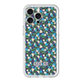 スリムプロテクションプレミアムケース with MagSafe［ ANNA SUI - HEARTS VINE - BLUE ］