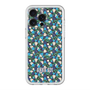 スリムプロテクションプレミアムケース with MagSafe［ ANNA SUI - HEARTS VINE - BLUE ］