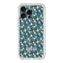 スリムプロテクションプレミアムケース with MagSafe［ ANNA SUI - HEARTS VINE - BLUE ］