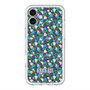 スリムプロテクションプレミアムケース with MagSafe［ ANNA SUI - HEARTS VINE - BLUE ］