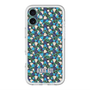 スリムプロテクションプレミアムケース with MagSafe［ ANNA SUI - HEARTS VINE - BLUE ］