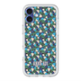 スリムプロテクションプレミアムケース with MagSafe［ ANNA SUI - HEARTS VINE - BLUE ］