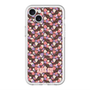 スリムプロテクションプレミアムケース with MagSafe［ ANNA SUI - HEARTS VINE - PINK ］