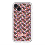 スリムプロテクションプレミアムケース with MagSafe［ ANNA SUI - HEARTS VINE - PINK ］