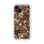スリムプロテクションプレミアムケース with MagSafe［ ANNA SUI - STITCHED FLORAL ］