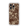 スリムプロテクションプレミアムケース with MagSafe［ ANNA SUI - STITCHED FLORAL ］