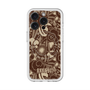 スリムプロテクションプレミアムケース with MagSafe［ ANNA SUI - STITCHED FLORAL ］