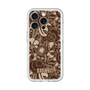 スリムプロテクションプレミアムケース with MagSafe［ ANNA SUI - STITCHED FLORAL ］