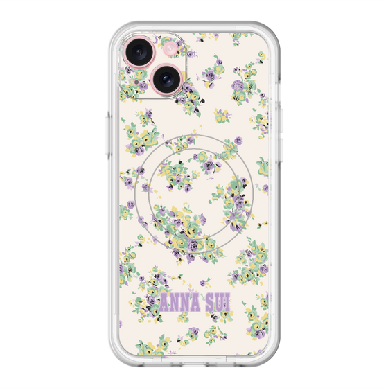 スリムプロテクションプレミアムケース with MagSafe［ ANNA SUI - ROSEBUDS ］