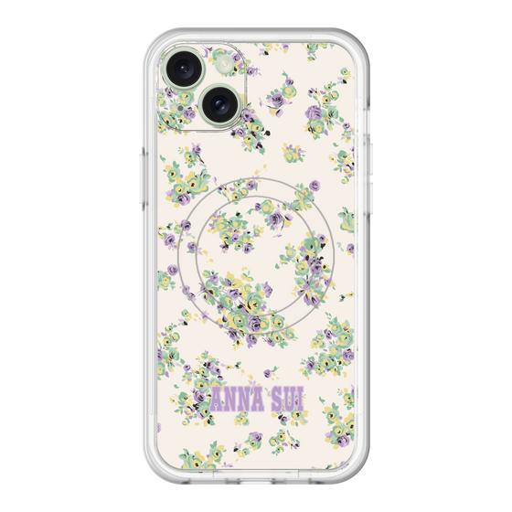 スリムプロテクションプレミアムケース with MagSafe［ ANNA SUI - ROSEBUDS ］