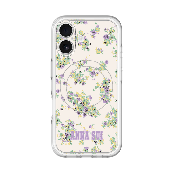 スリムプロテクションプレミアムケース with MagSafe［ ANNA SUI - ROSEBUDS ］