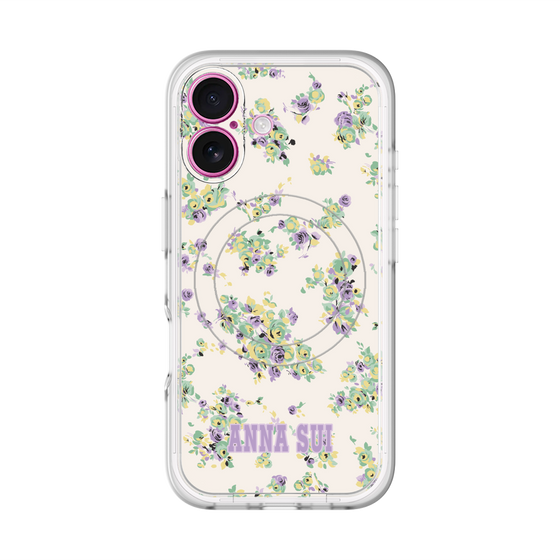 スリムプロテクションプレミアムケース with MagSafe［ ANNA SUI - ROSEBUDS ］