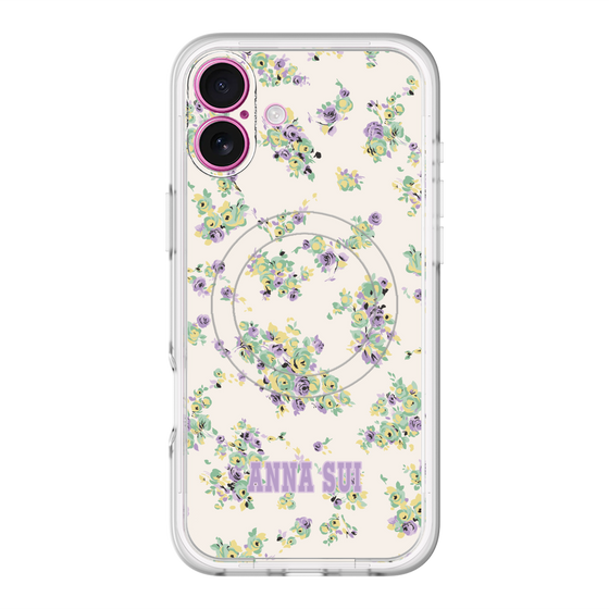 スリムプロテクションプレミアムケース with MagSafe［ ANNA SUI - ROSEBUDS ］