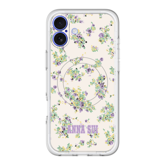 スリムプロテクションプレミアムケース with MagSafe［ ANNA SUI - ROSEBUDS ］