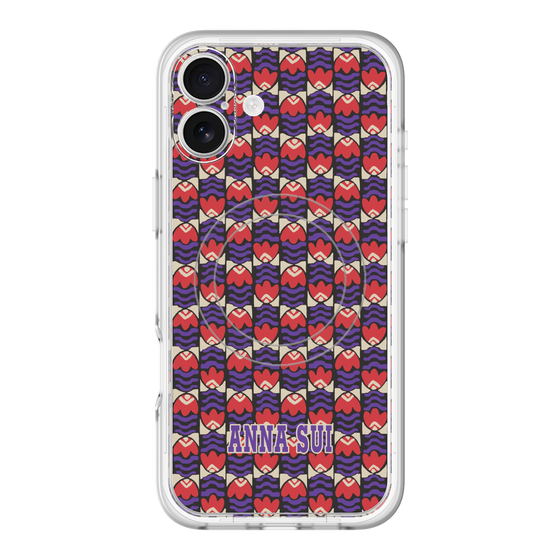 スリムプロテクションプレミアムケース with MagSafe［ ANNA SUI - TULIPS ］