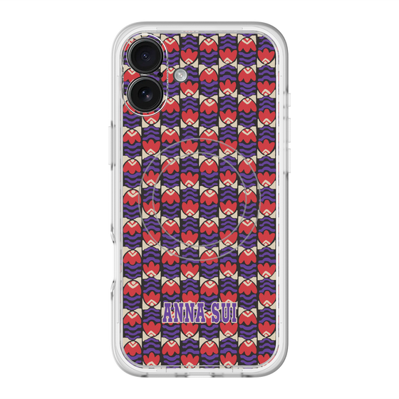 スリムプロテクションプレミアムケース with MagSafe［ ANNA SUI - TULIPS ］