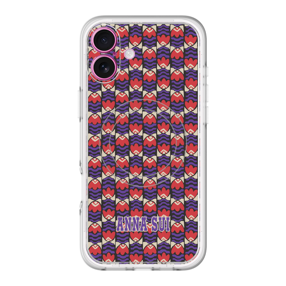 スリムプロテクションプレミアムケース with MagSafe［ ANNA SUI - TULIPS ］