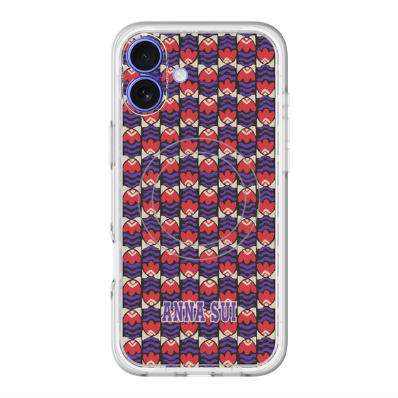スリムプロテクションプレミアムケース with MagSafe［ ANNA SUI - TULIPS ］