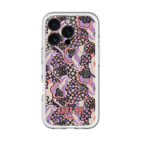 スリムプロテクションプレミアムケース with MagSafe［ ANNA SUI - WAVY CLOUDS ］