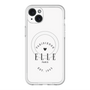 スリムプロテクションプレミアムケース with MagSafe［ ELLE - Parisienne ］