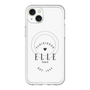 スリムプロテクションプレミアムケース with MagSafe［ ELLE - Parisienne ］