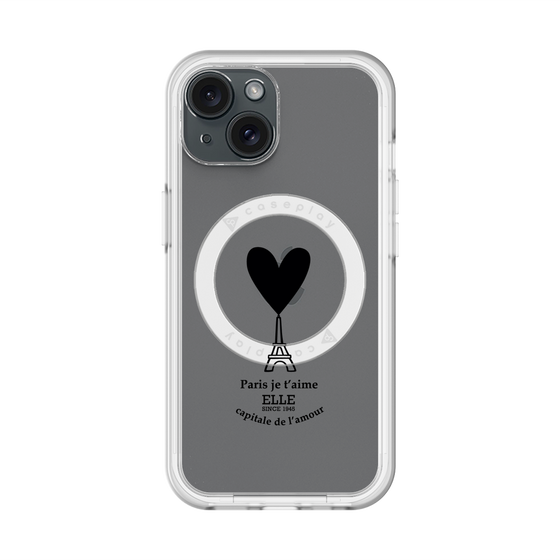 スリムプロテクションプレミアムケース with MagSafe［ ELLE - Paris je t'aime ］