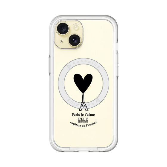 スリムプロテクションプレミアムケース with MagSafe［ ELLE - Paris je t'aime ］