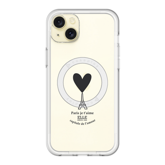 スリムプロテクションプレミアムケース with MagSafe［ ELLE - Paris je t'aime ］