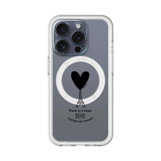 スリムプロテクションプレミアムケース with MagSafe［ ELLE - Paris je t'aime ］