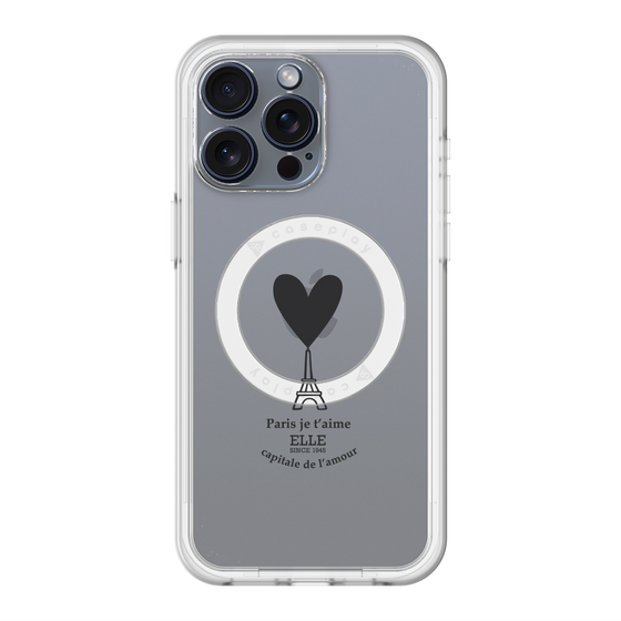 スリムプロテクションプレミアムケース with MagSafe［ ELLE - Paris je t'aime ］