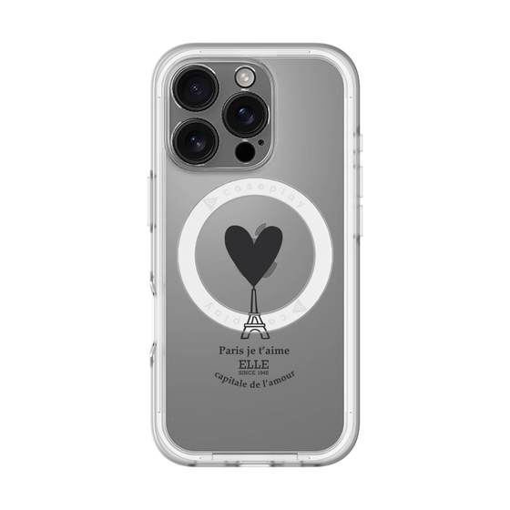 スリムプロテクションプレミアムケース with MagSafe［ ELLE - Paris je t'aime ］