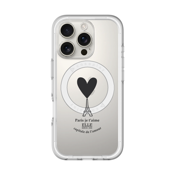 スリムプロテクションプレミアムケース with MagSafe［ ELLE - Paris je t'aime ］