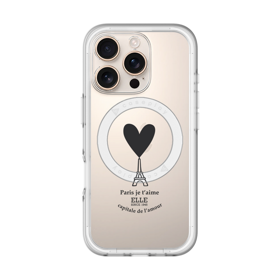スリムプロテクションプレミアムケース with MagSafe［ ELLE - Paris je t'aime ］