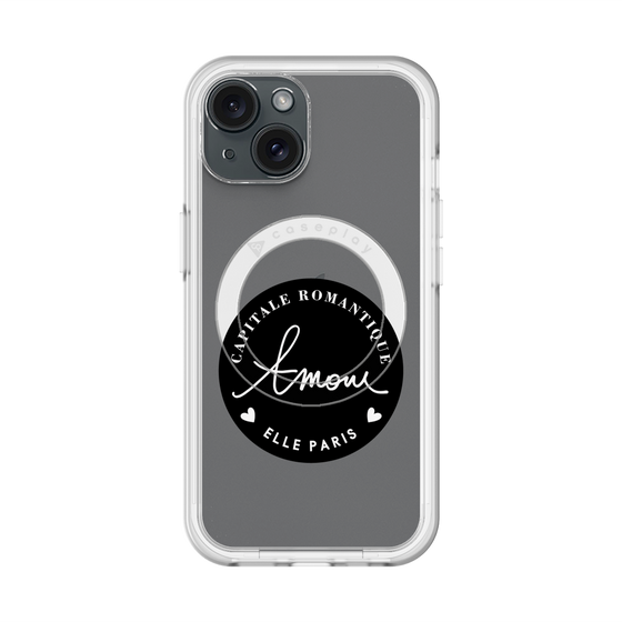 スリムプロテクションプレミアムケース with MagSafe［ ELLE - Capitale Romantique ］