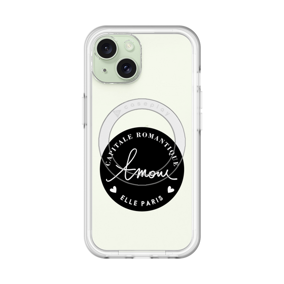 スリムプロテクションプレミアムケース with MagSafe［ ELLE - Capitale Romantique ］