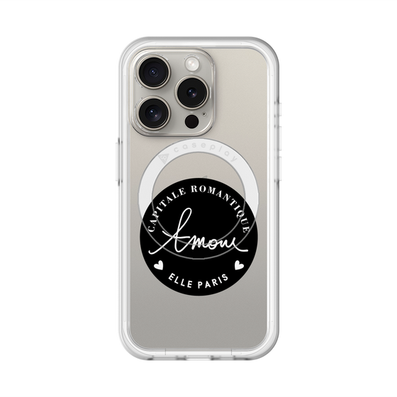 スリムプロテクションプレミアムケース with MagSafe［ ELLE - Capitale Romantique ］
