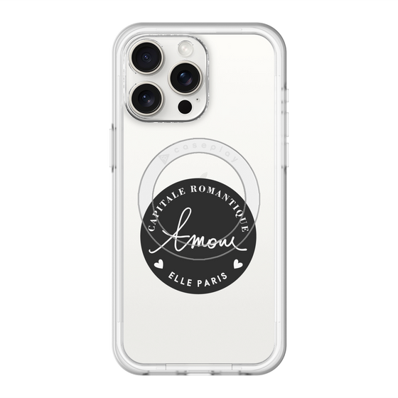スリムプロテクションプレミアムケース with MagSafe［ ELLE - Capitale Romantique ］