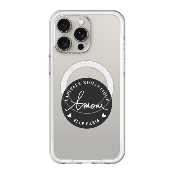 スリムプロテクションプレミアムケース with MagSafe［ ELLE - Capitale Romantique ］