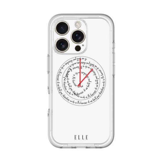 スリムプロテクションプレミアムケース with MagSafe［ ELLE - Do not look to 12 to 2 p.m. ］