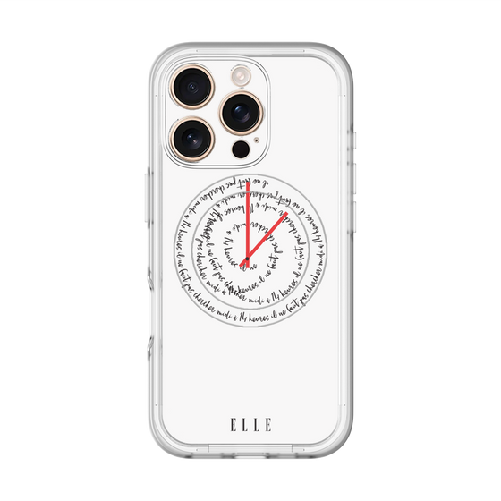 スリムプロテクションプレミアムケース with MagSafe［ ELLE - Do not look to 12 to 2 p.m. ］