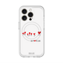 スリムプロテクションプレミアムケース with MagSafe［ ELLE - Let who love me follow me - ホワイト ］