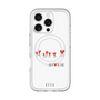 スリムプロテクションプレミアムケース with MagSafe［ ELLE - Let who love me follow me - ホワイト ］