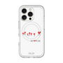 スリムプロテクションプレミアムケース with MagSafe［ ELLE - Let who love me follow me - ホワイト ］