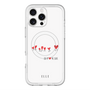 スリムプロテクションプレミアムケース with MagSafe［ ELLE - Let who love me follow me - ホワイト ］