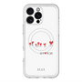 スリムプロテクションプレミアムケース with MagSafe［ ELLE - Let who love me follow me - ホワイト ］
