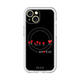 スリムプロテクションプレミアムケース with MagSafe［ ELLE - Let who love me follow me - ブラック ］