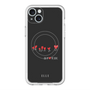 スリムプロテクションプレミアムケース with MagSafe［ ELLE - Let who love me follow me - ブラック ］