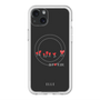 スリムプロテクションプレミアムケース with MagSafe［ ELLE - Let who love me follow me - ブラック ］