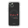 スリムプロテクションプレミアムケース with MagSafe［ ELLE - Let who love me follow me - ブラック ］